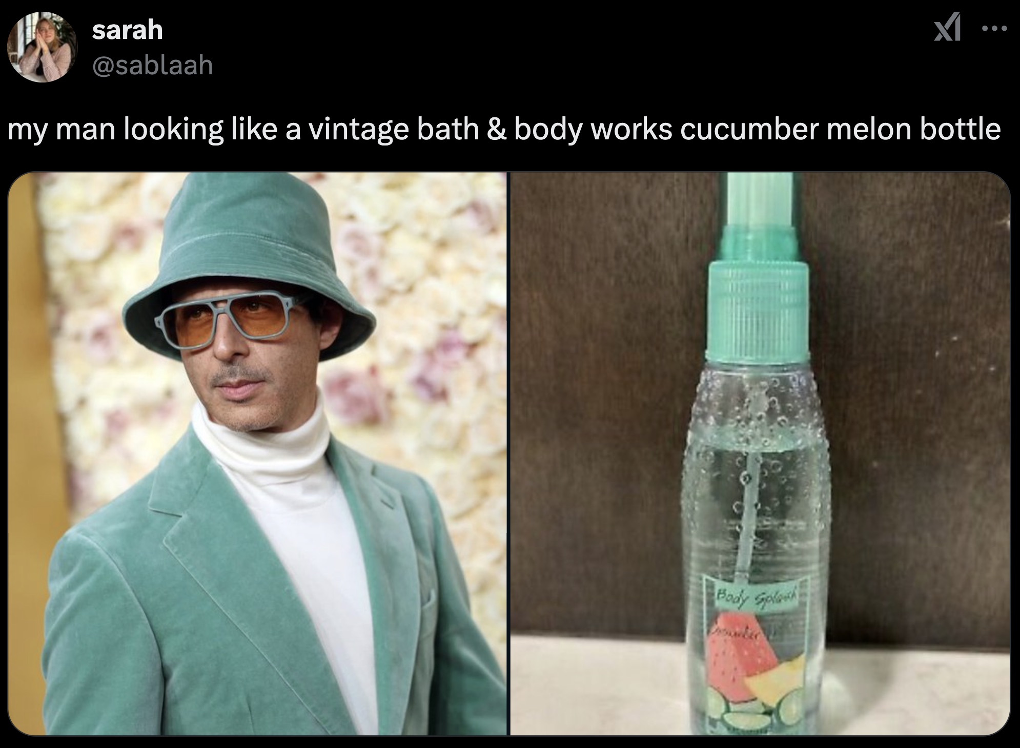 Clothing - sarah M my man looking a vintage bath & body works cucumber melon bottle Body Splash Grounder &